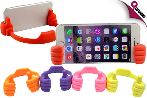 From QR15, Prop Up Your Gadgets in a Fun Way with OK Thumb Phone Stand - Choose from 5 Silly Colors! (Up to QR70 Value)